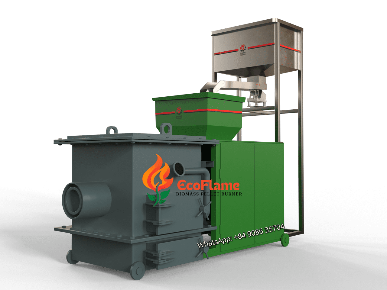 biomass pellet burner